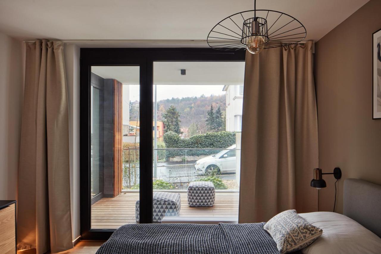 Prague Days - Stylish Apartments With Terrace - Parking - Quiet Area Bagian luar foto